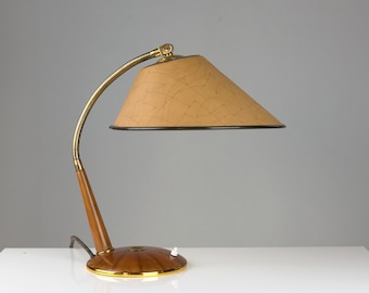 Elegante Vintage Temde Tischleuchte Mid Century 60er Jahre Design Tischlampe - restauriert