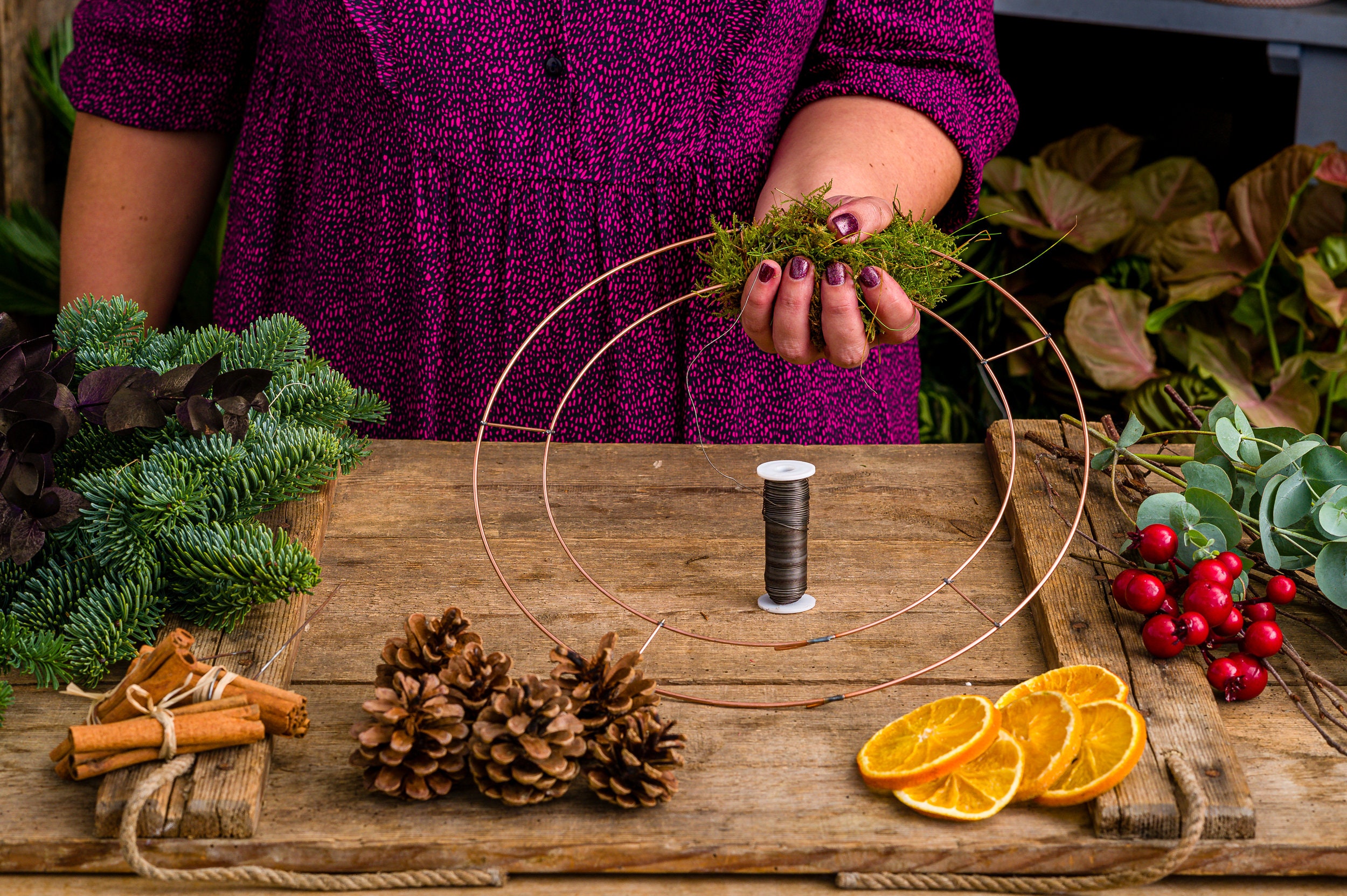 Flat Wire Wreath Ring 10 Inch 12 Inch and 14 Inch Base for Etsy UK