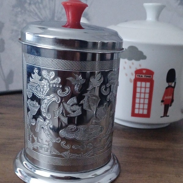 Tea Caddy Tea Canister Retro Kitchen