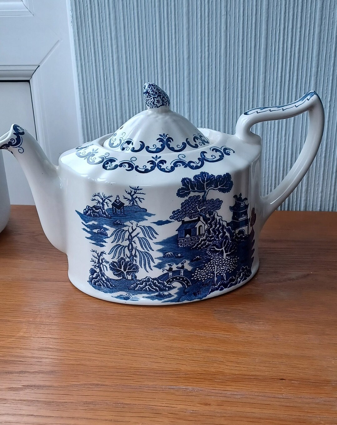 Willow Teapot by Masons for Ringtons Limited 75th Anniversary Etsy UK