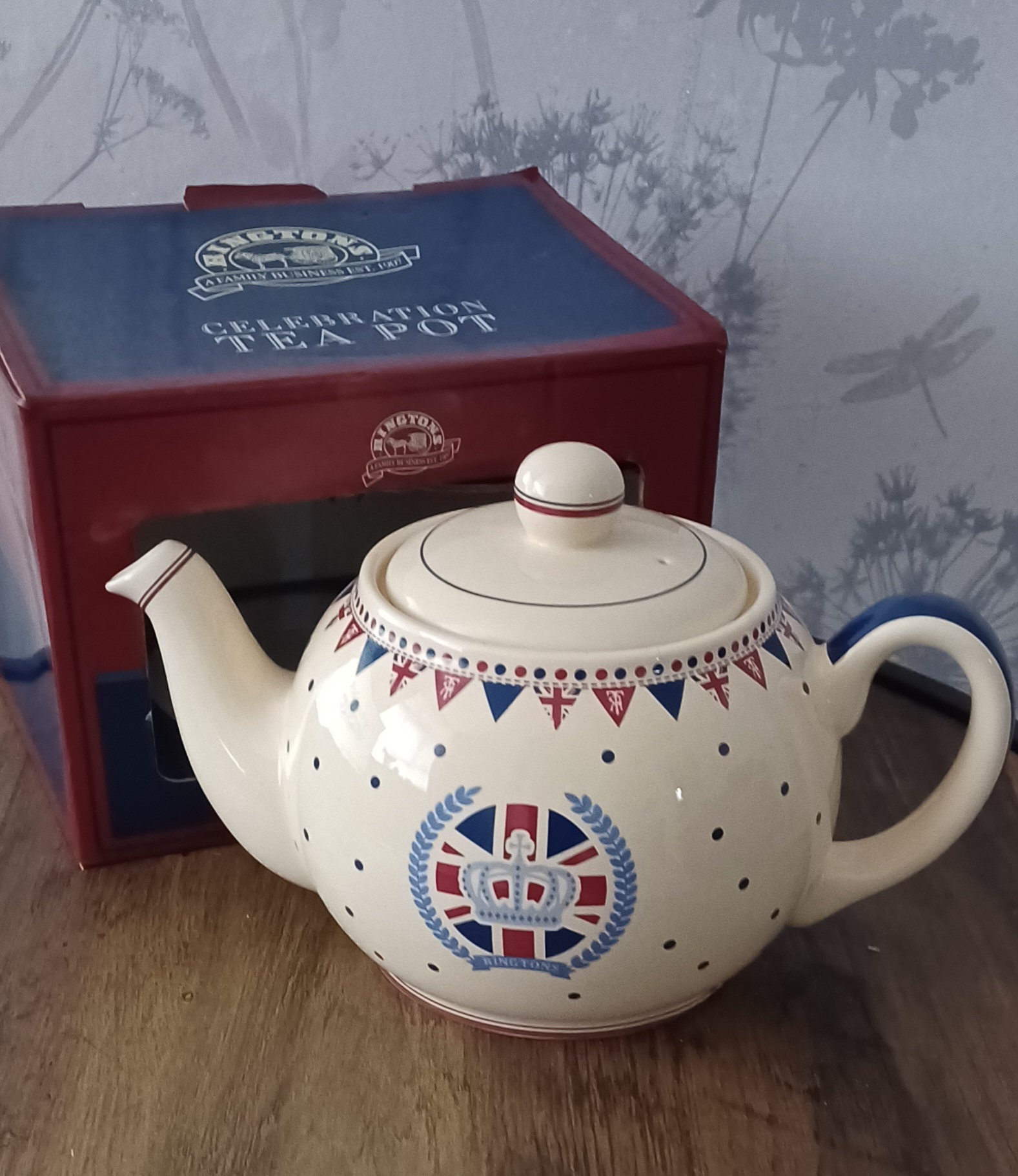 Ringtons Celebration Teapot With Original Box - Etsy Canada