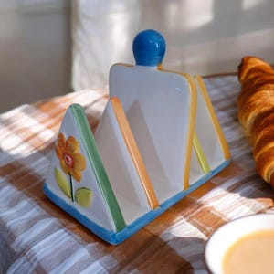Porta toast in ceramica Rayware con motivo floreale