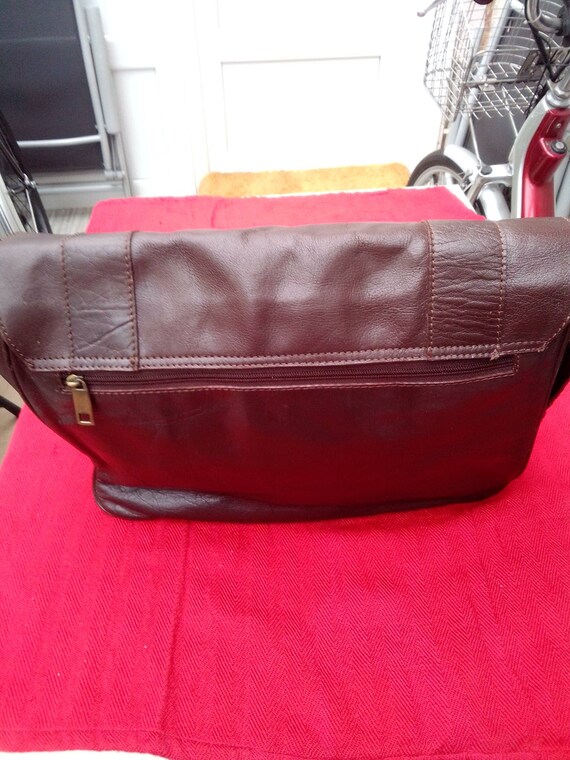 Sac Messager Vintage En Cuir Véritable Ashwood - Taille A4 - Couleur Tan - Neuf Avec Étiquettes