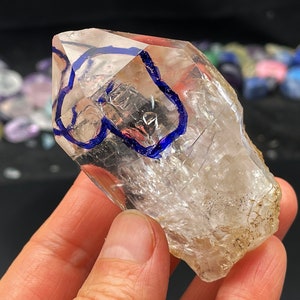 Enhydro quartz crystal, Moving bubble ,Raw Crystal, Metaphysical, Home Decor, Healing Crystals and Stone A022544