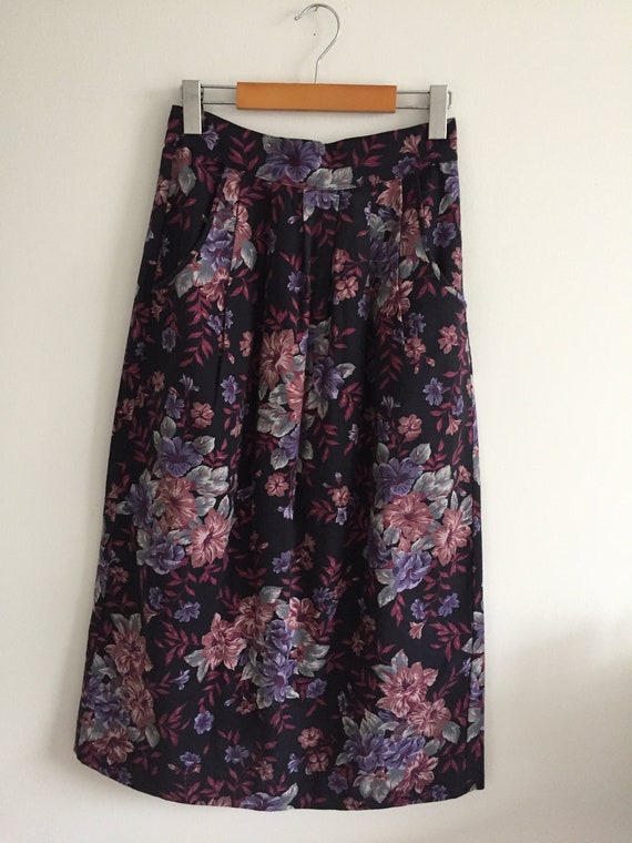 Vintage Laura Ashley Floral Skirt - Made in Great