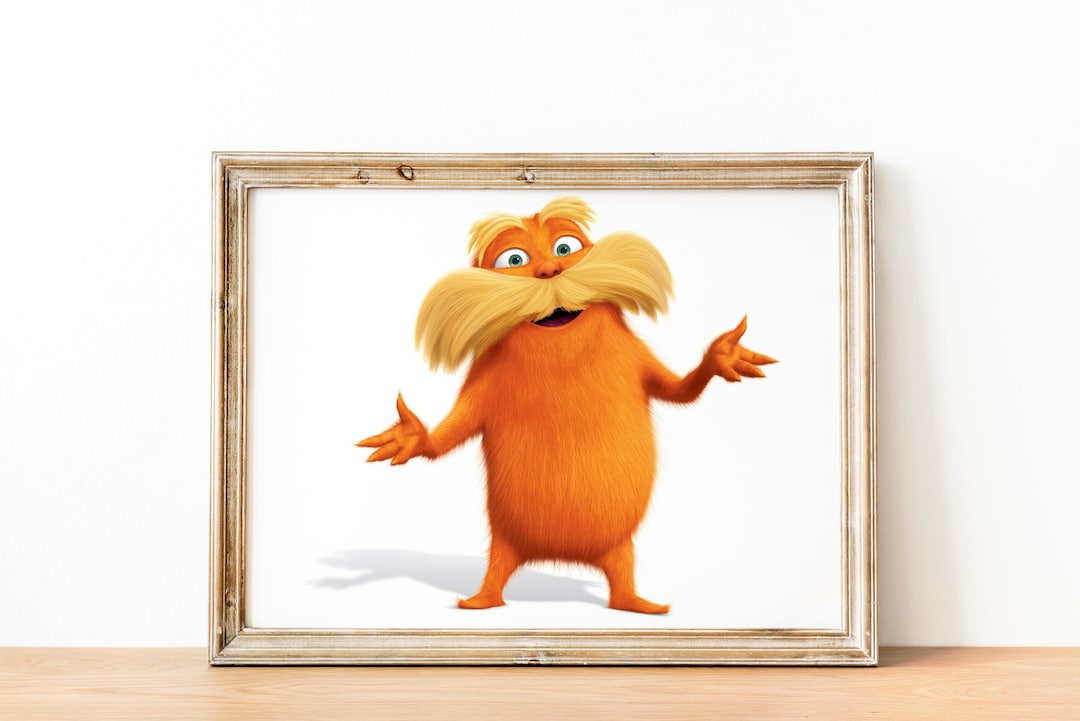 The Lorax Picture, Printable Poster Download, Print Art Digital, Kids ...