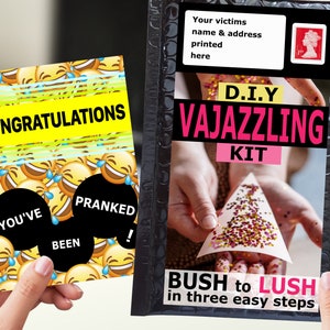 Vajazzling - Prank Mail Post Gift Gag - Funny Birthday, Christmas Present - Sent directly to loved one/victim (100% anonymous)