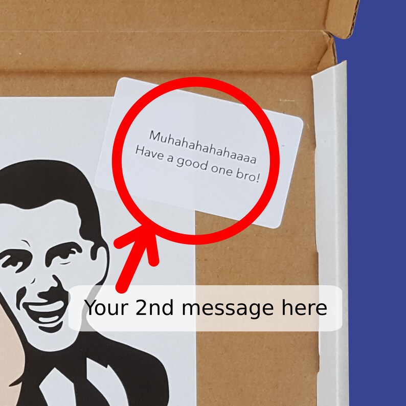 Middle Finger Box Prank Mail Post Geschenkbox Gag Lustiger Etsy