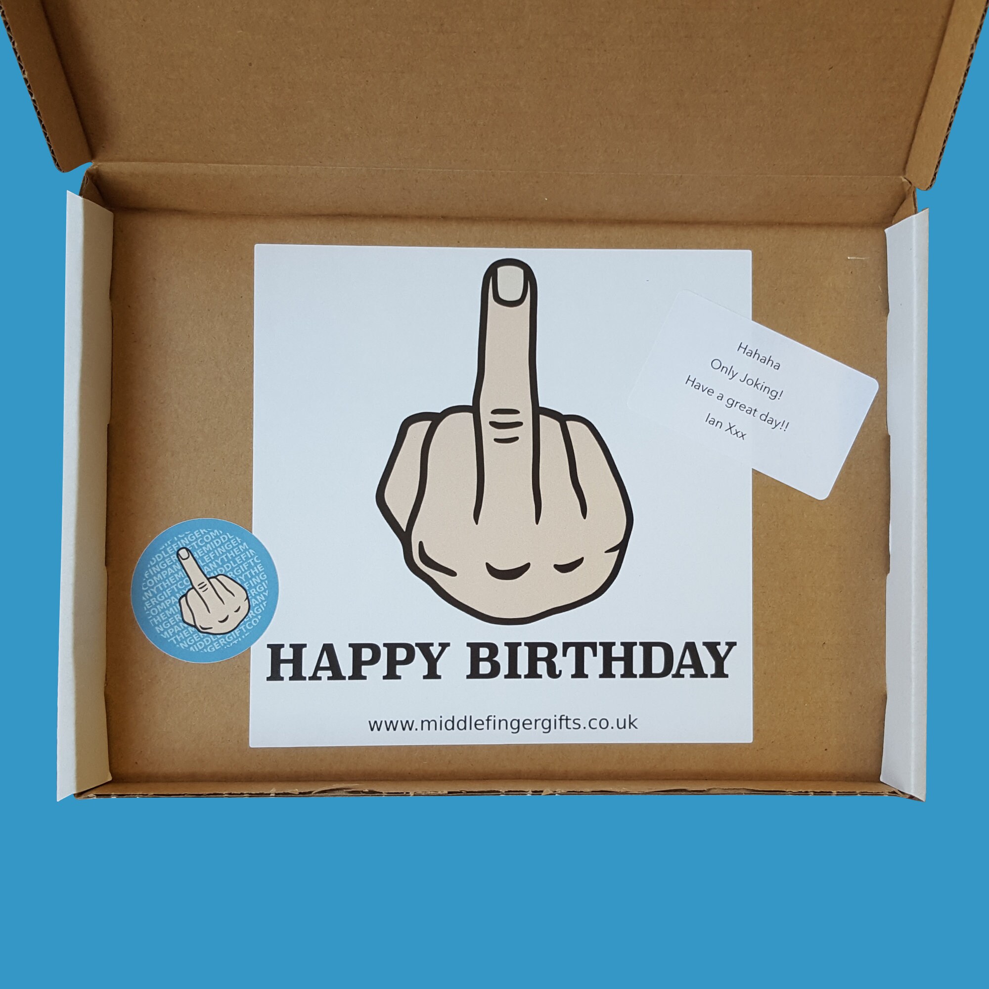 Finger Box Prank Mail Post Gift Box Gag Funny Birthday Etsy
