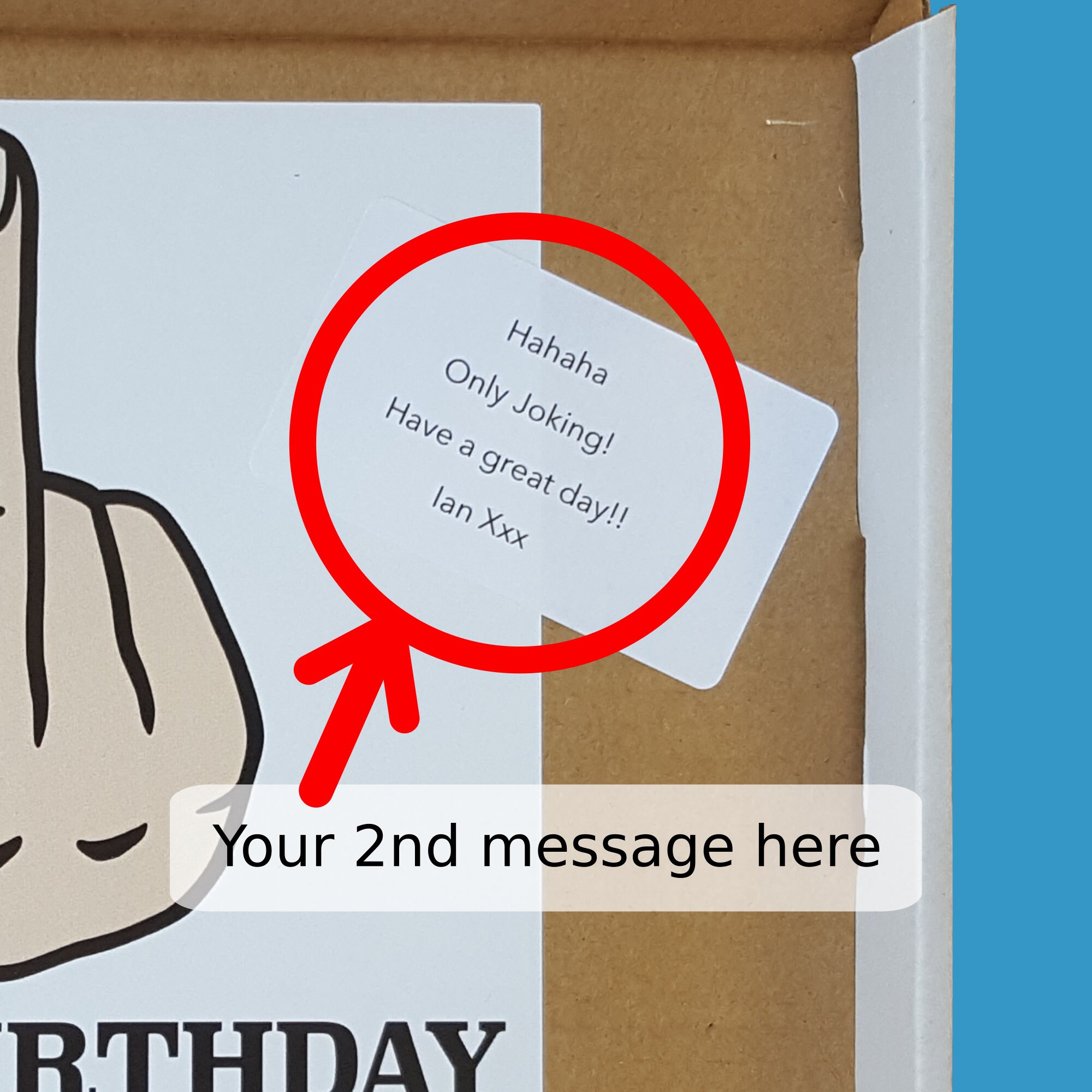 Finger Box Prank Mail Post Gift Box Gag Funny Birthday Etsy