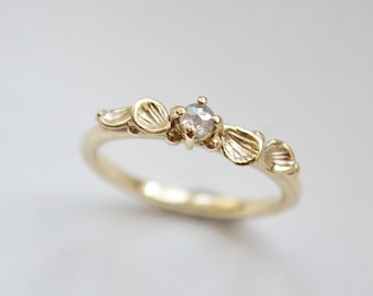 Lady's Lace Diamond and Fairtrade gold ring