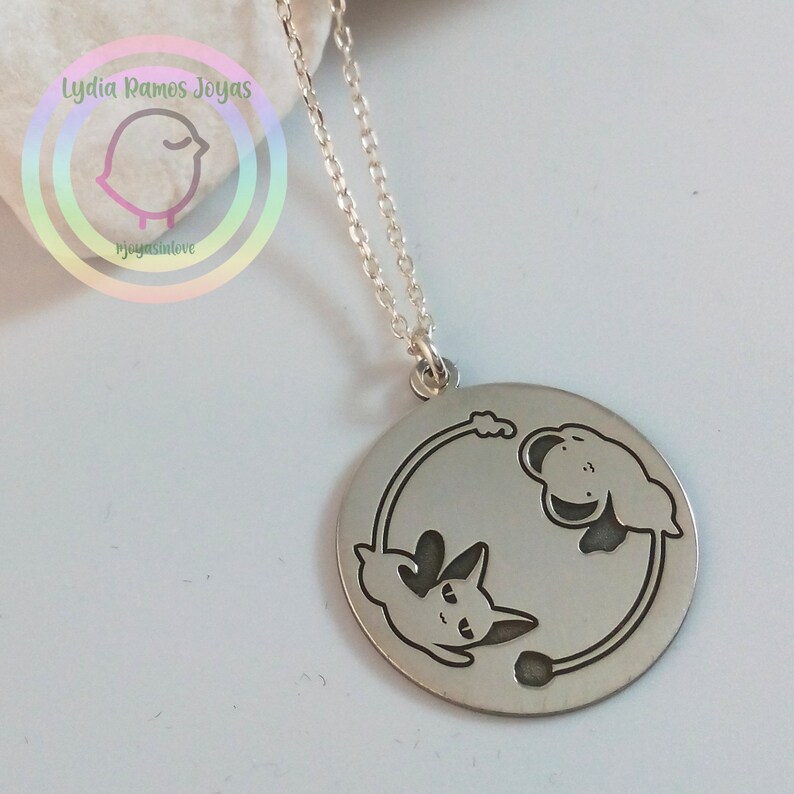 Gifts Girls Handmade Jewelry Keros Necklace /& Spinel Card Captor Magical Girl Sterling Silver 925 Kawaii Jewelry