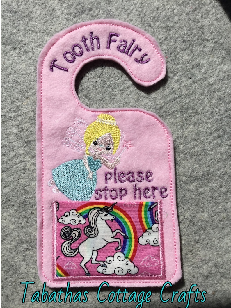 Tooth fairy door hanger etsy