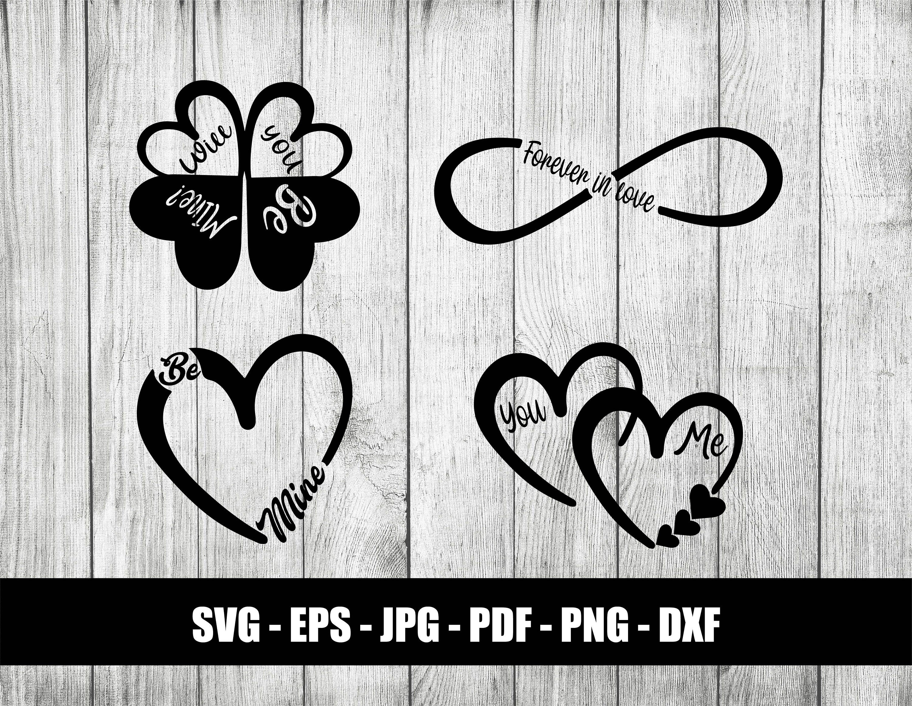 Valentines SVG, Valentine SVG, Love Clip Art, Valentines Silhouettes