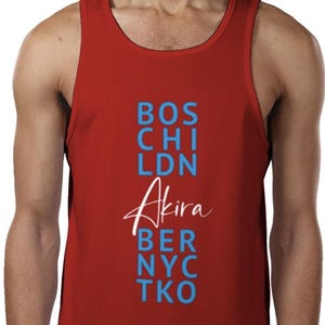 Customisable World Marathon Majors Vest/Tank