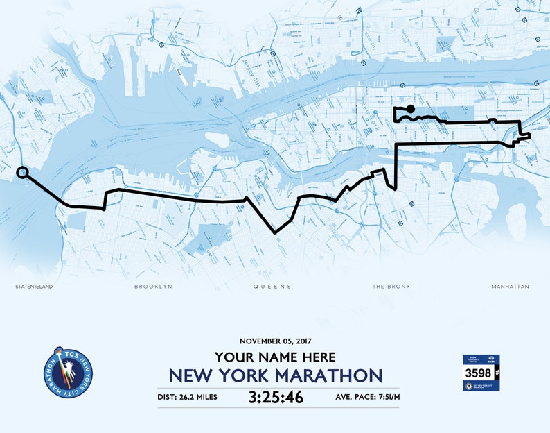 All 6 Individual World Marathon Majors Posters. High Etsy UK