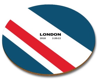 Personalised World Marathon Majors Coasters