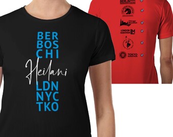 ワールドマラソンメジャー アボット six star Tシャツ Abbott