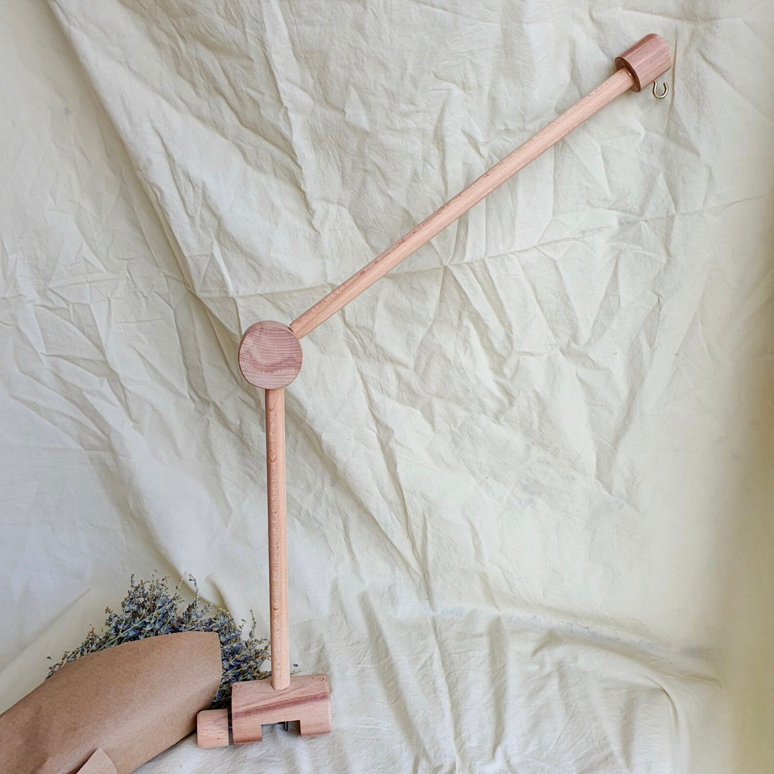 Baby Mobile Holder Crib Wooden Mobile Arm Nursery Mobile Etsy