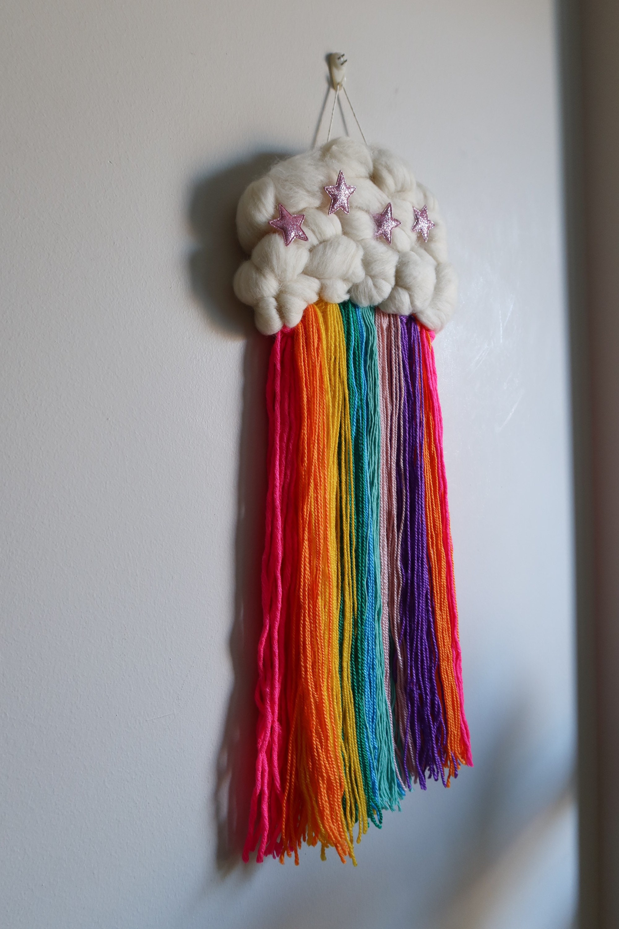 Cloud Wall Hanging Cloud Wall Decor Nursery Wall Art Puffy Etsy