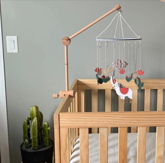 Support Mobile Pour Bebe Bras Mobile En Bois Pour Berceau Etsy Canada
