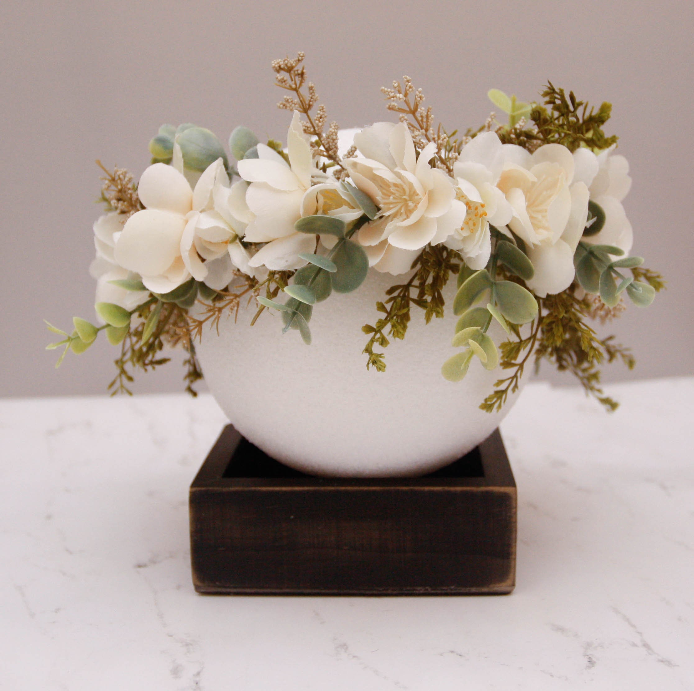 Rustic Flower Crown Woodland Wedding Flower Girl Bridal Etsy