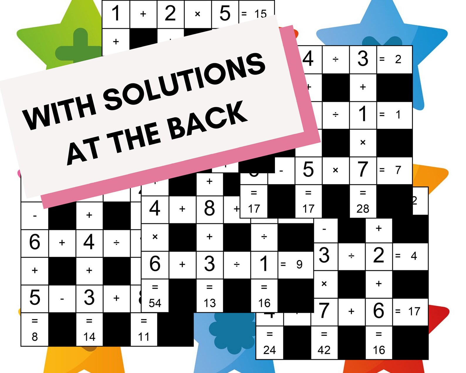 The BIG Cross Sum Puzzle Book Printable Solve Math - Etsy