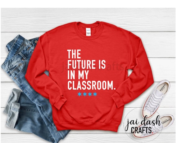 Indiana Red For Ed Teachers The Future Is In Our Classrooms T-Shirt Indiana Red For Ed Teachers The Future Is In Our Classrooms T-Shirt