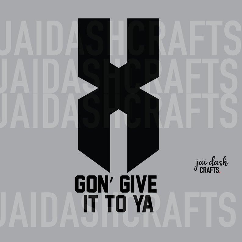X GON Gon' Give It to Ya DMX SVG, Png & Jpeg - Etsy