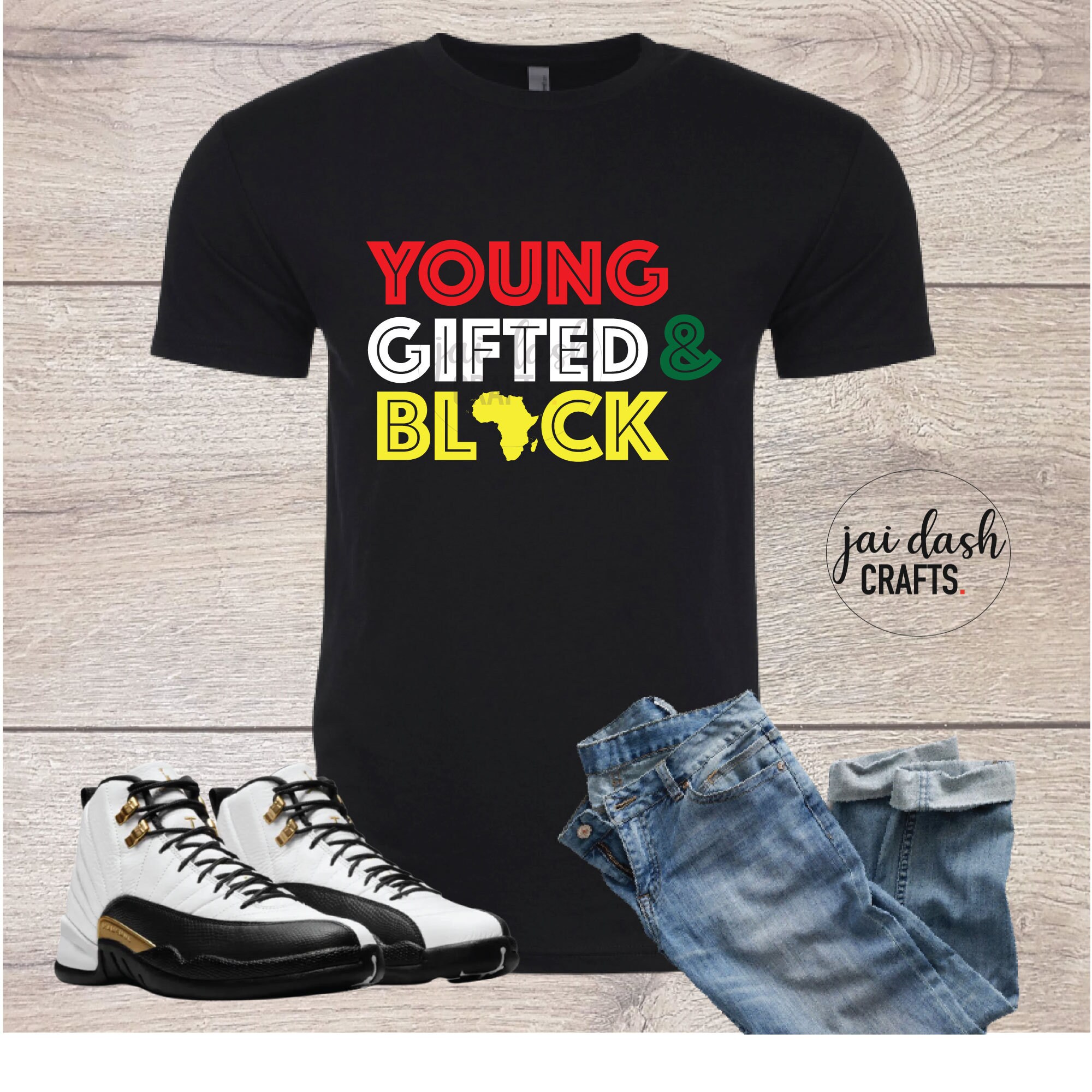 T-shirt Young Noble Fast Life - Personnalisable - Tailles S à 5XL - Noir - Neuf Avec étiquettes