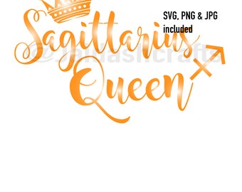 Sagitario Queen svg,png, jpg archivo de corte
