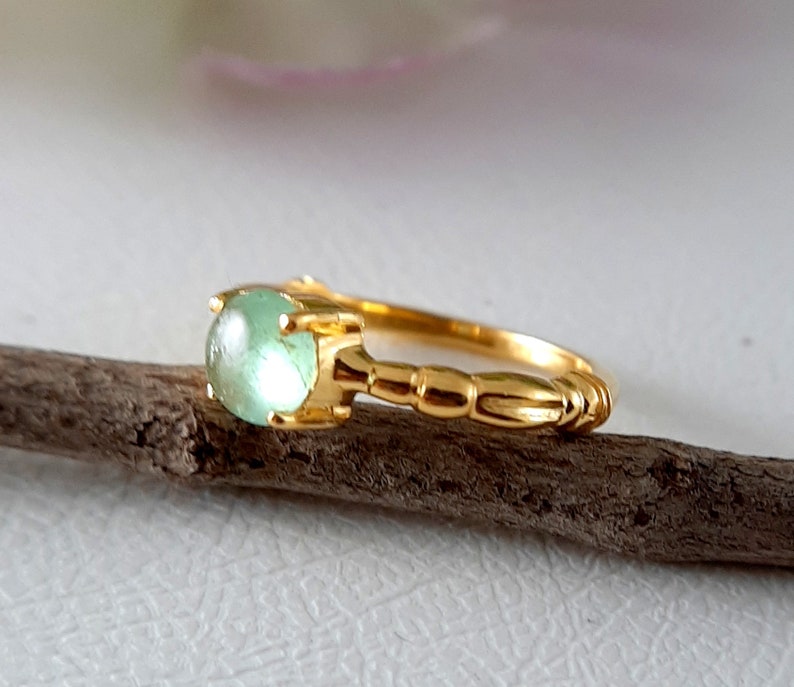 Precious Gemstone Ring Latest Design Ring Birthstone Ring Emerald Round Stone ring Emerald Stone Ring Natural Emerald Gold Ring