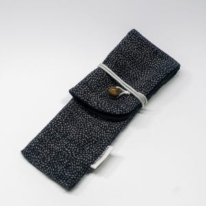 Pen sleeve Case Pouch Kimono Fabric - for one or two pens handmade