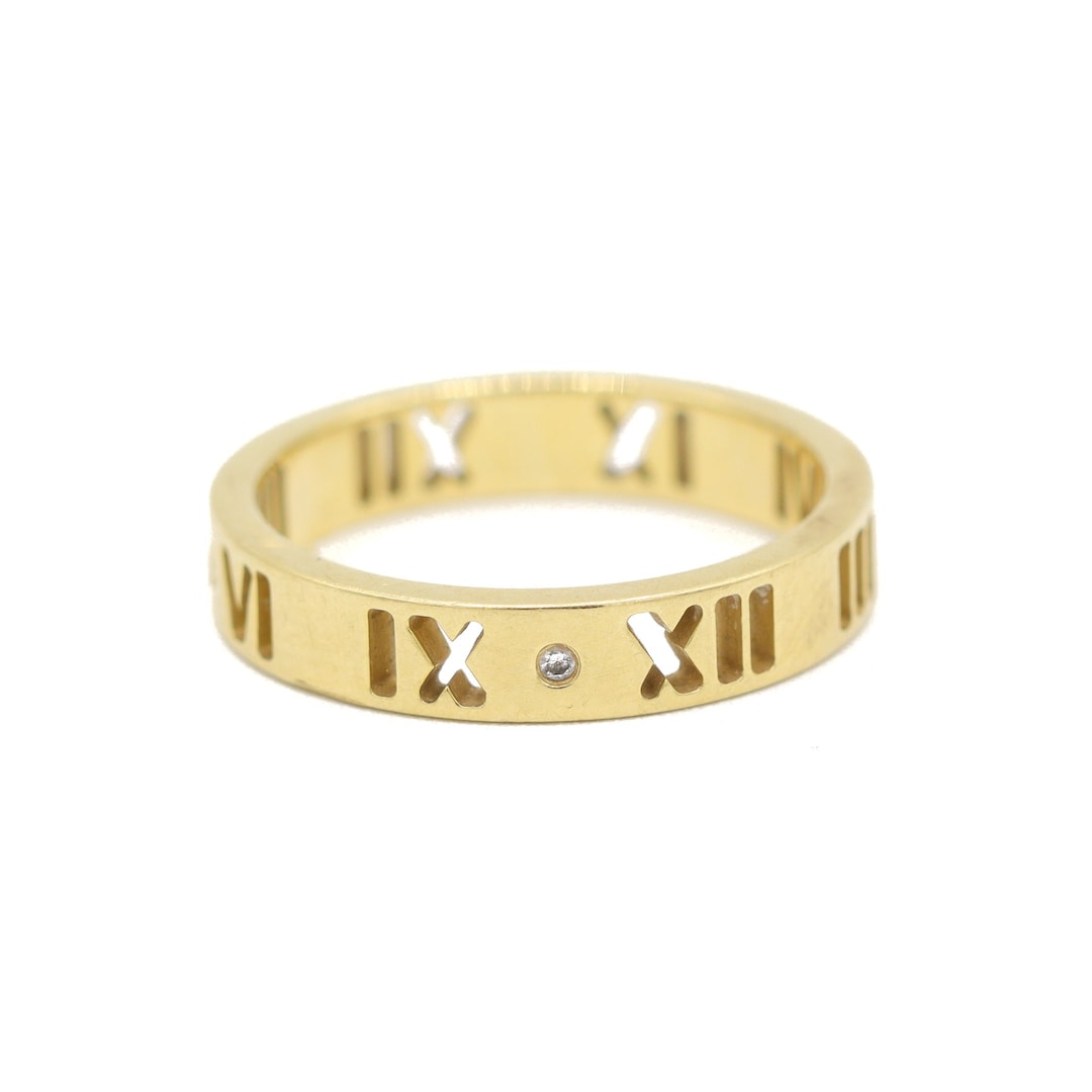 Tiffany & Co 18K Gold Diamonds Band - Etsy