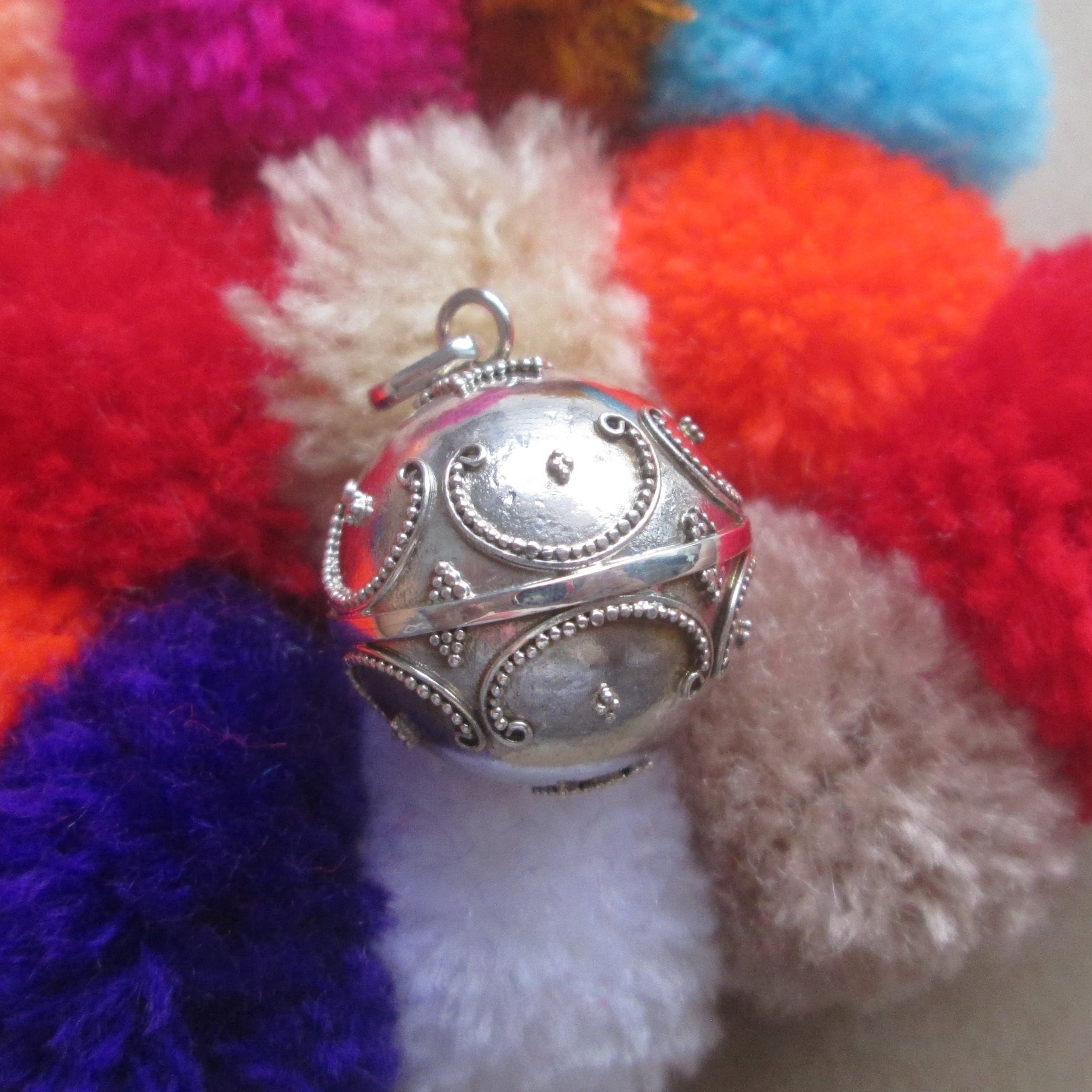 12 mm Bali Silver Harmony Ball Sterling Silver Chime Sound Etsy