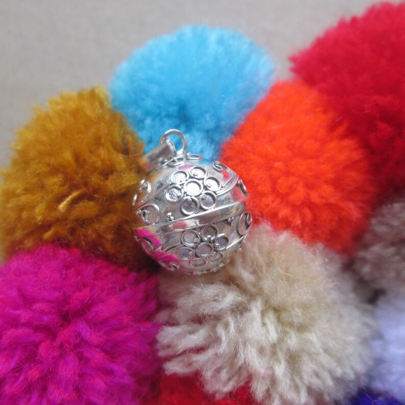 16 mm Bali Silver Harmony Ball Sterling Silver Chime Sound Etsy