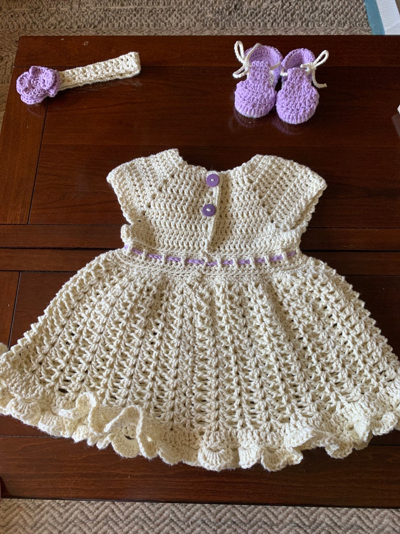 Crochet Baby Dress - Etsy