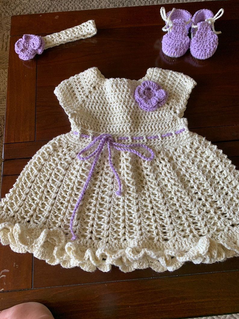 Crochet Baby Dress - Etsy