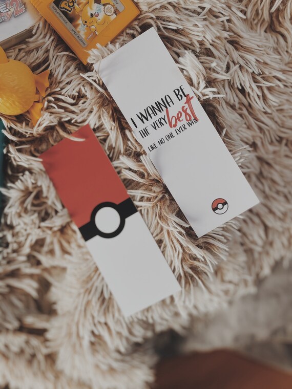 Pokemon Bookmark Quote I Wanna Be The Very Best Like No One Etsy Pokemon Bookmark Quote I Wanna Be The Very Best Like No One Etsy