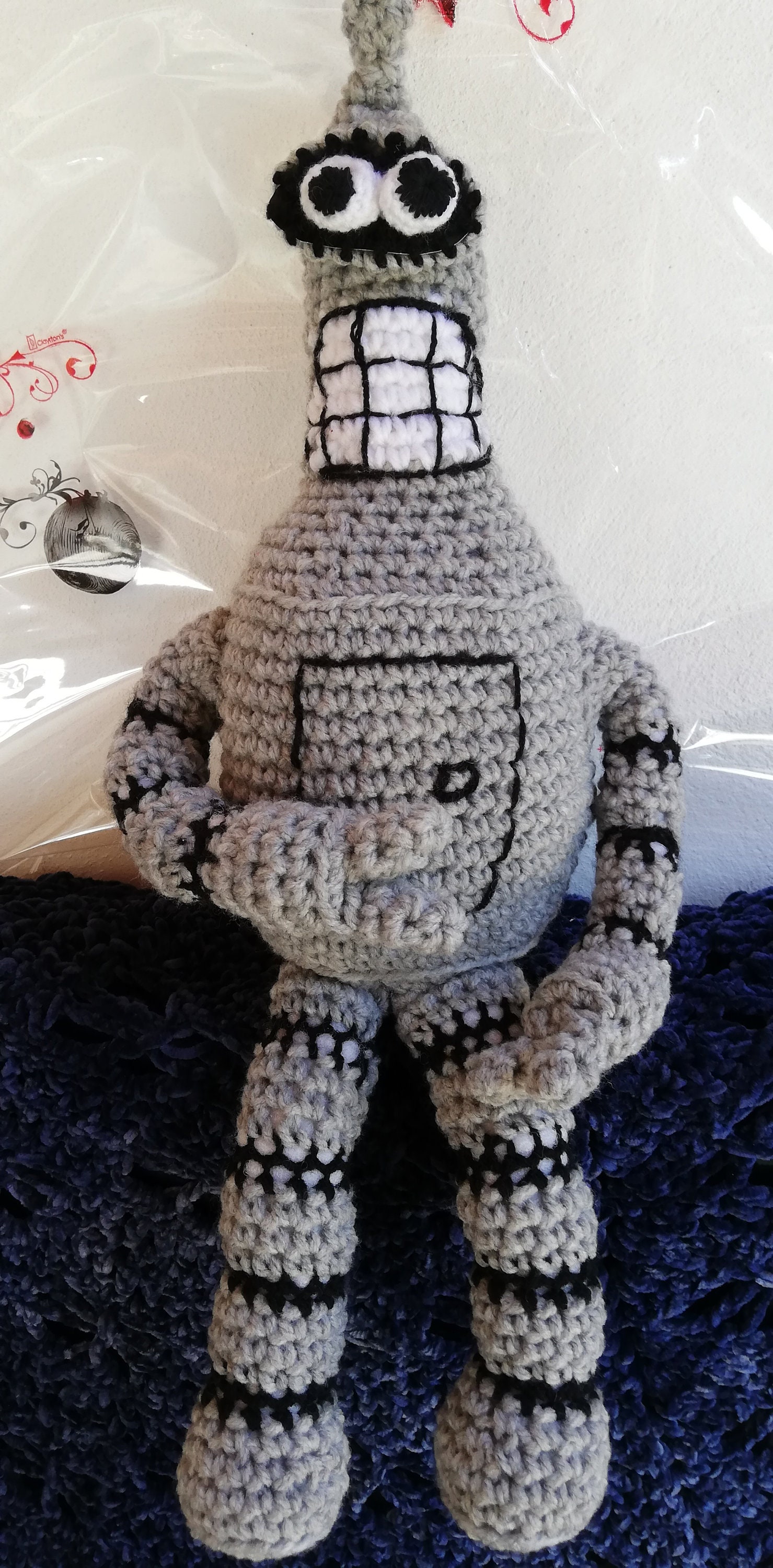Bender Robot of Futurama. Amigurumi Crochet Plush Doll. - Etsy UK