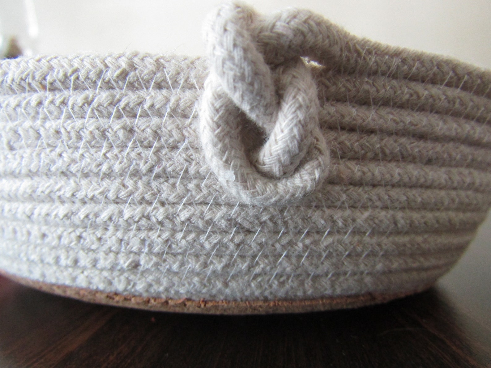 Nautical Rope Bowl with an embroidery design of a Seahorse Etsy