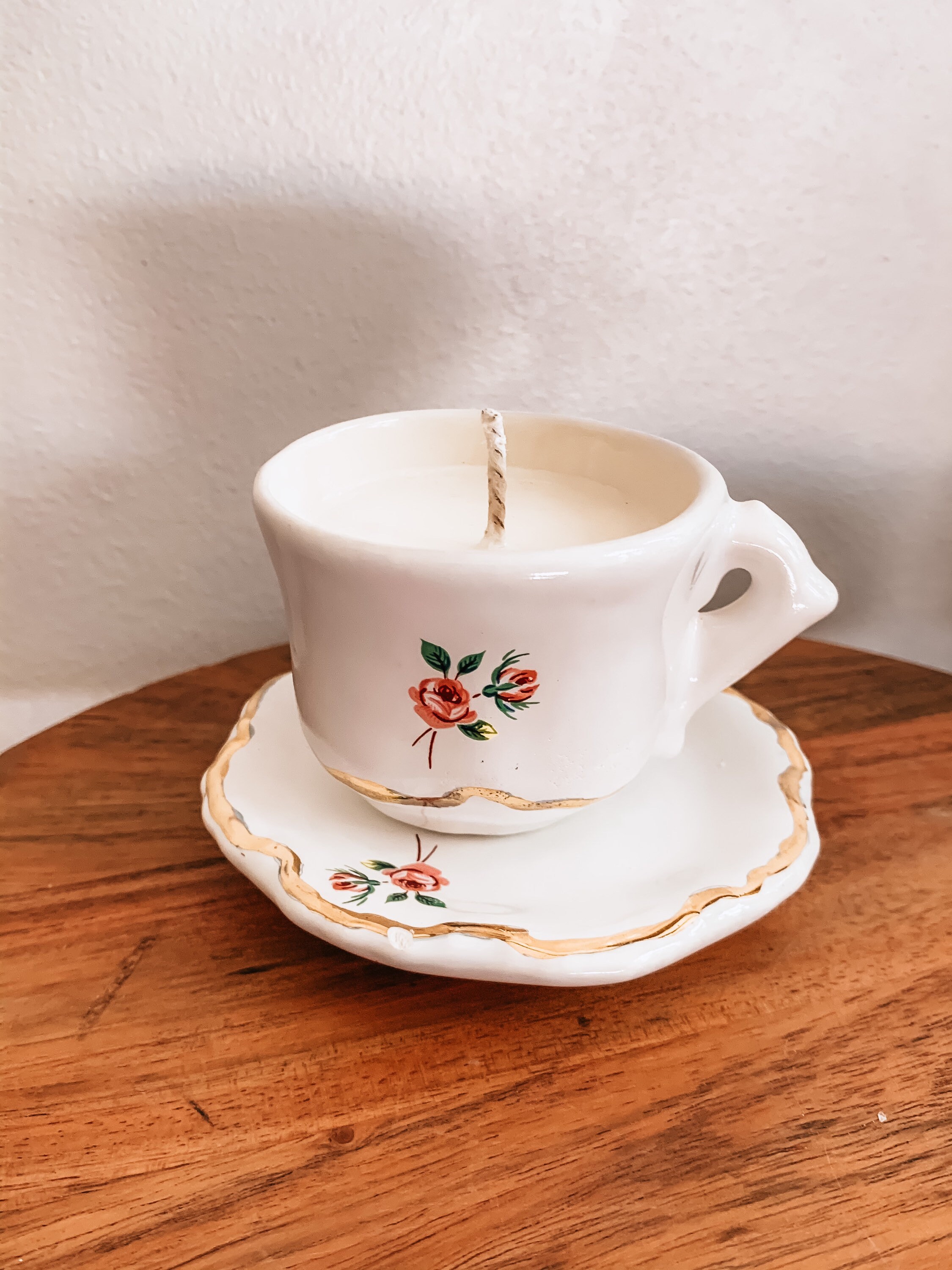 Vanilla Small Ceramic Tea Candle