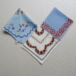 Vintage Ladies Handkerchief Lot of 3, Women  Hankies, Vintage Handkerchief, Wedding Accessories, Collectables