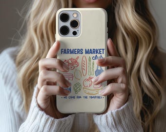 Farmers Market Club Phone Case, Tough Protective Case
