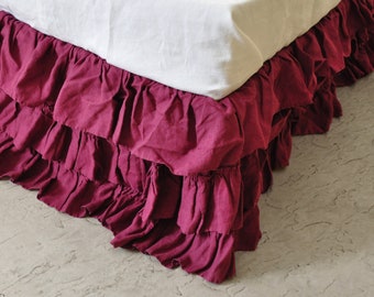 Long khaki skirts dust ruffles online