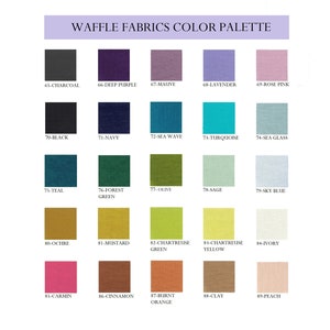 25 colors waffle linen coverlet Heavy weight linen Waffle throw blanket Linen bed cover Twin Full Double Queen King