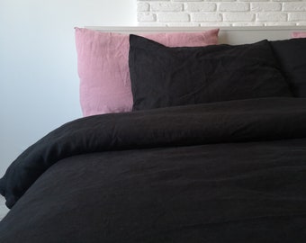 Black Duvet Cover Etsy