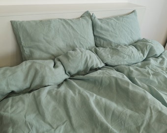 Green Duvet Cover Etsy