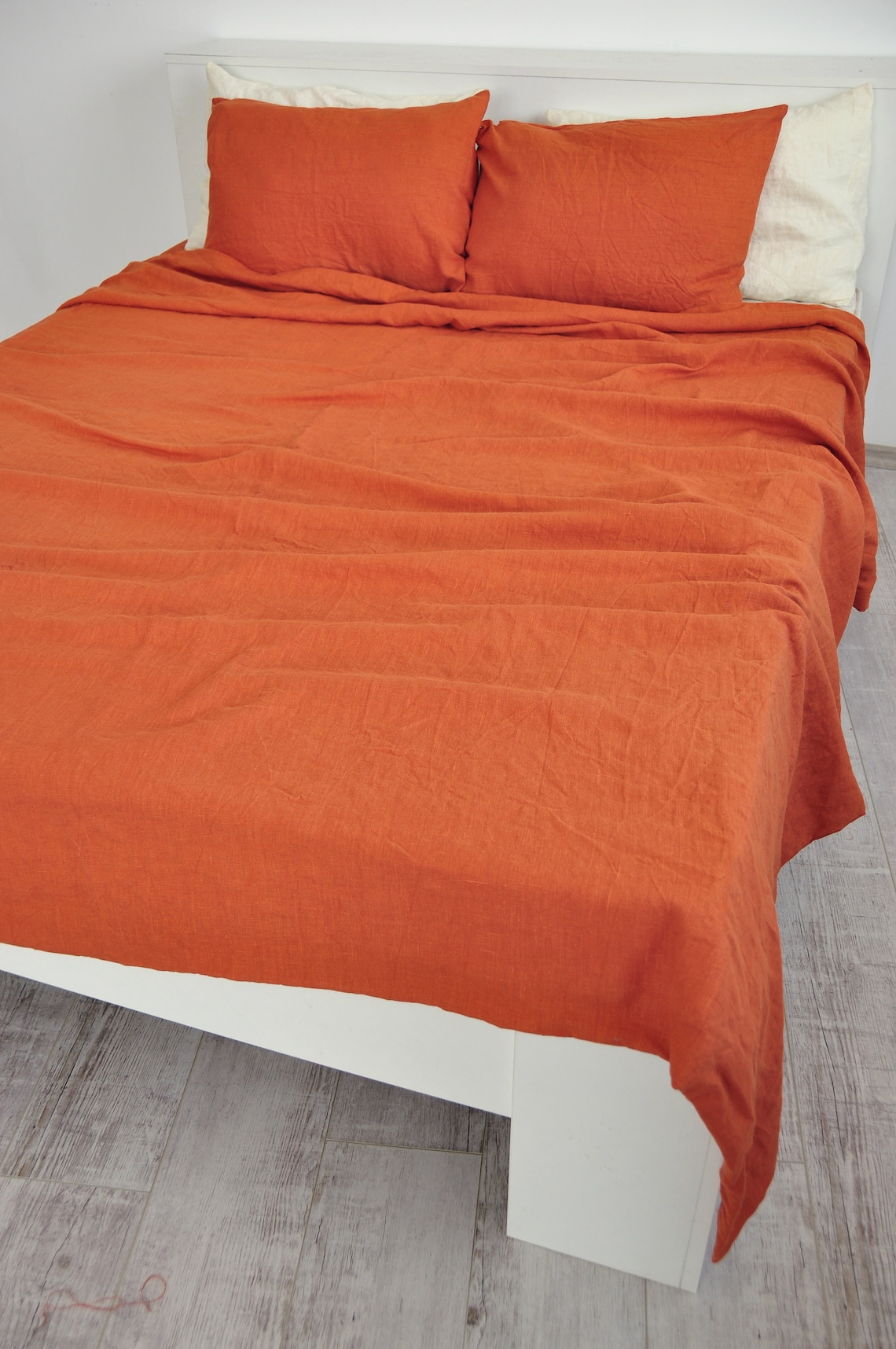 Fitted Sheet, Burnt Orange main image 1