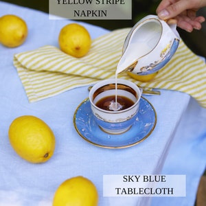 70 colors linen napkins set Softened linen Linen table decor Napkins for table setting Table linens Wedding napkin Custom size image 5